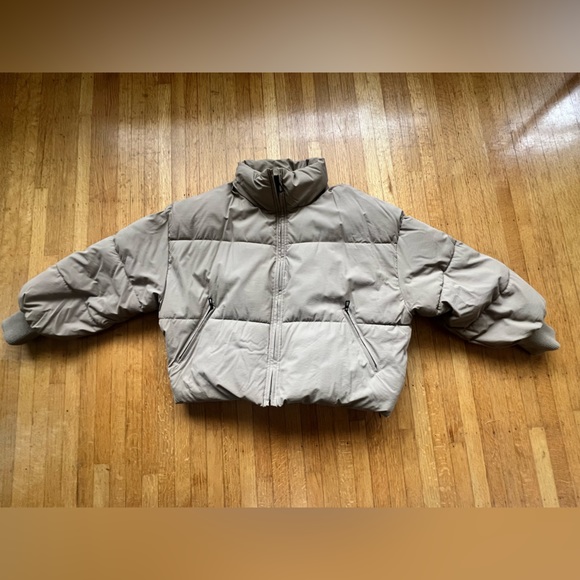 Tan Zara Puffer Jacket - Picture 3 of 5